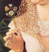 BARTOLOMEO VENETO Alleged portrait of Lucrezia Borgia oil on canvas